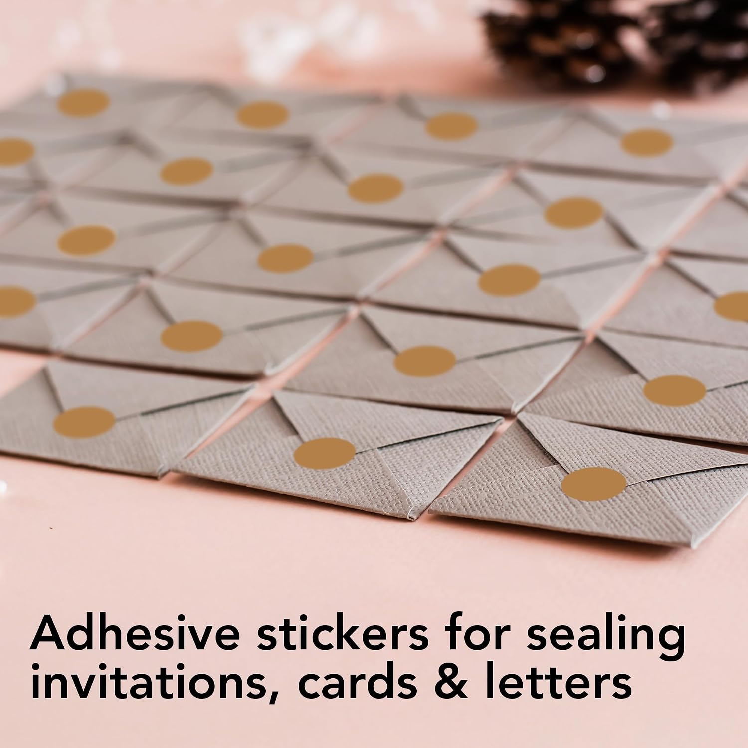 Perco Kraft Brown Perforated Round Circle Dot Sticker 1/2-Inch Labels — 3 Rolls, 9,000 Stickers - Crafts, Packaging for Rustic Seals, Handmade Products & Batch Coding, Strong Adhesive - Made in USA