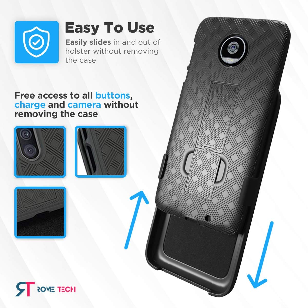 Galaxy S7 Case, Aduro Shell & Holster Combo Case Super Slim Shell Case W/Built-in - Foto 7