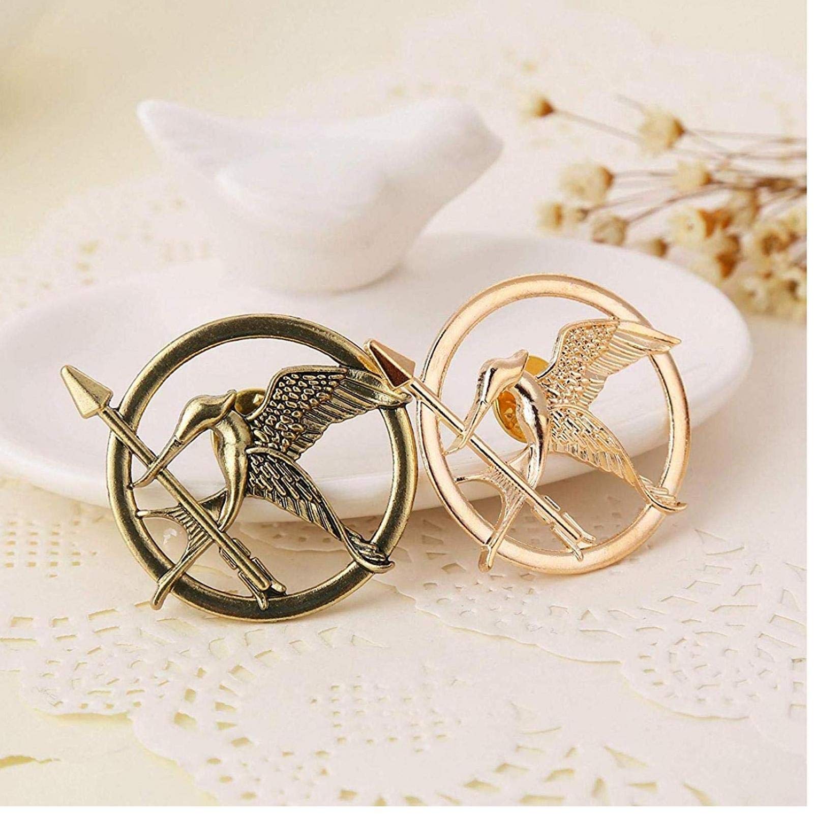 Mockingjay Pin Fargeleggingsside The Hunger Games Film Mockingjay Prop