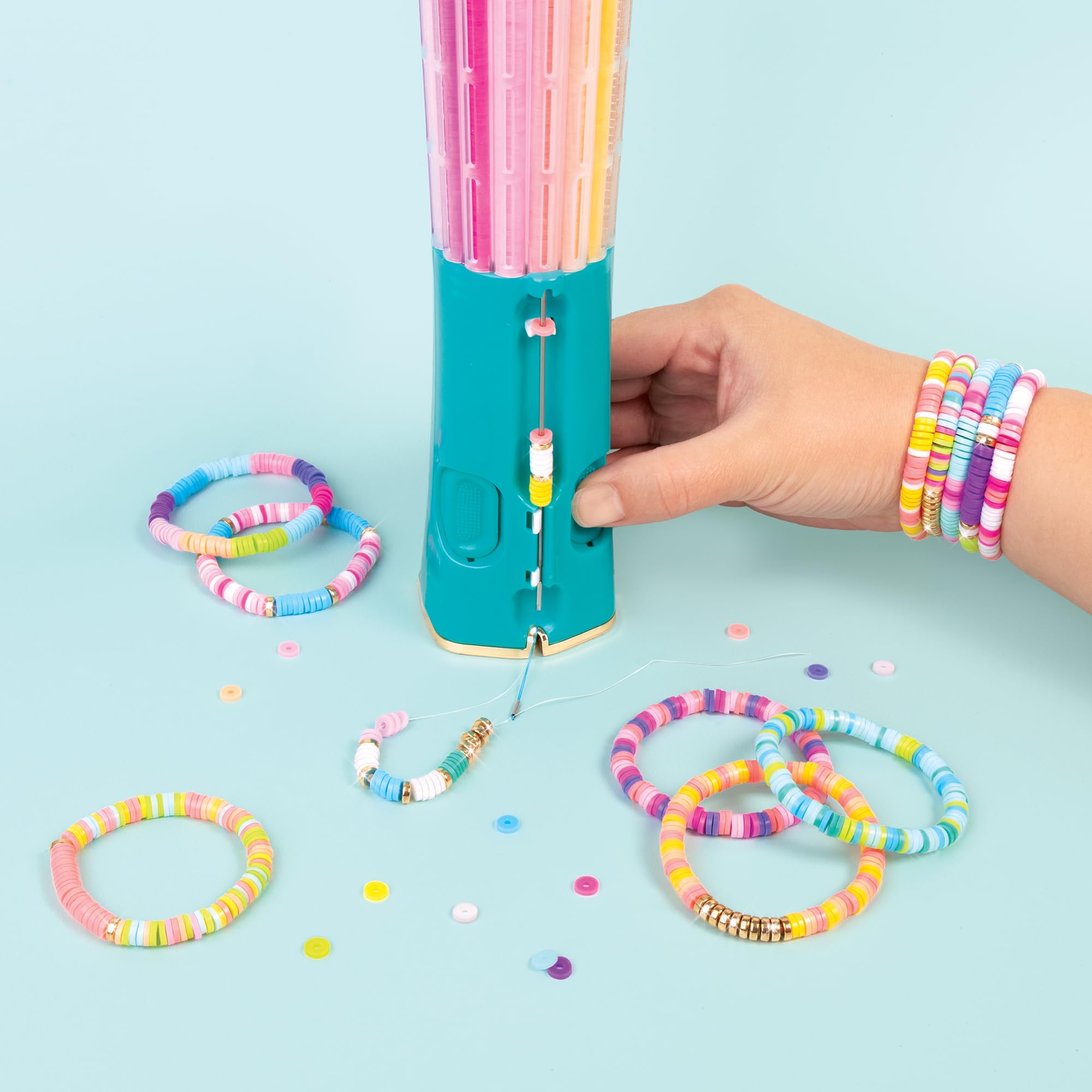 MAKE IT REAL Set voor het maken van armbanden met kleurverandering, creatief speelgoed