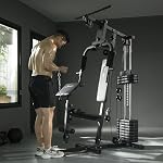 Soozier Home Gym Equipment Weight Training Machine, Multifunction Workout Machine with 143lbs Weight Stack for Full Body Workout and Strength Training