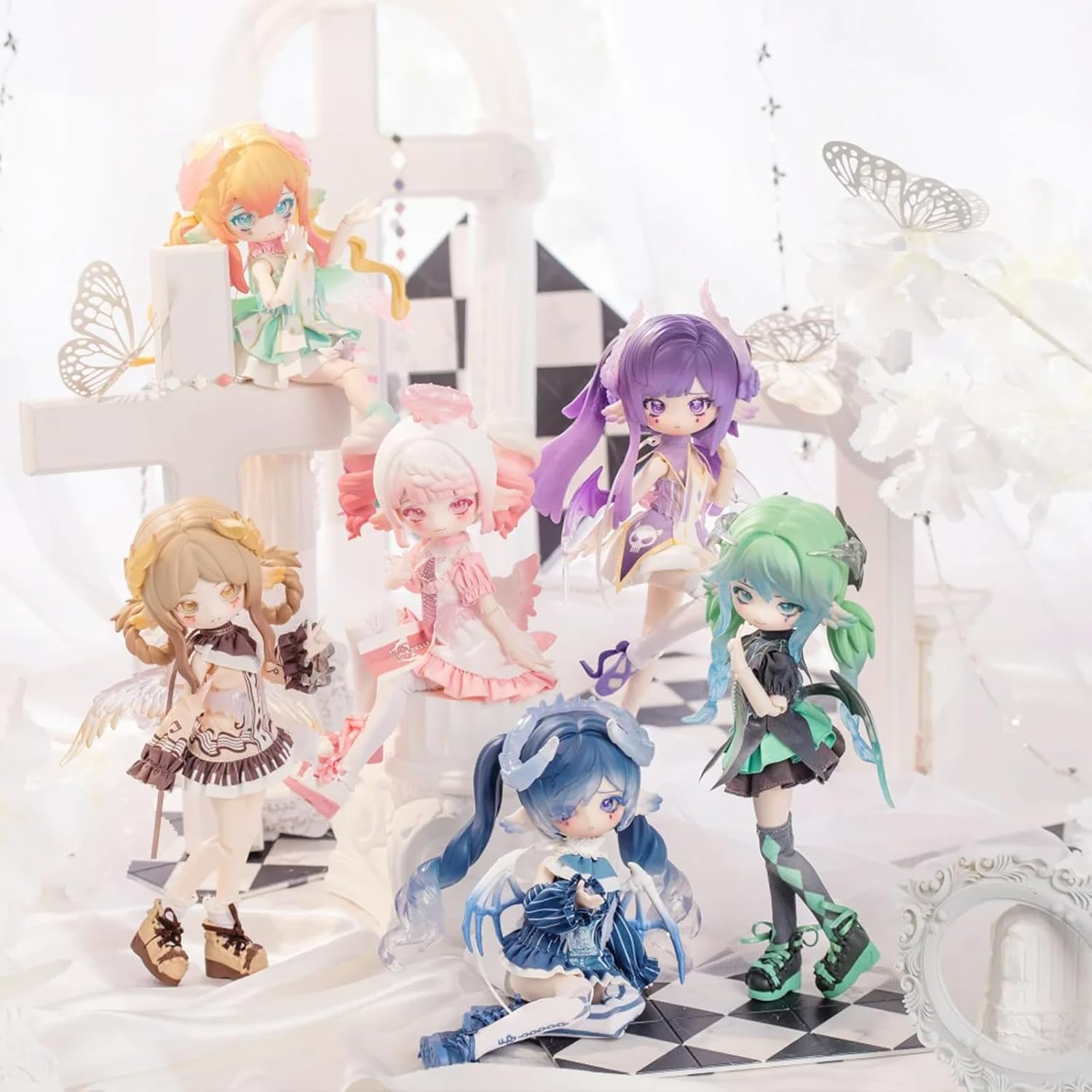 CALEMBOU BJD Blind Box, Cute Luluya Symphonic Poetry Series 16cm Ball Jointed Doll, Kawaii Dress Up Doll Collection Action Figure Toys for Gift