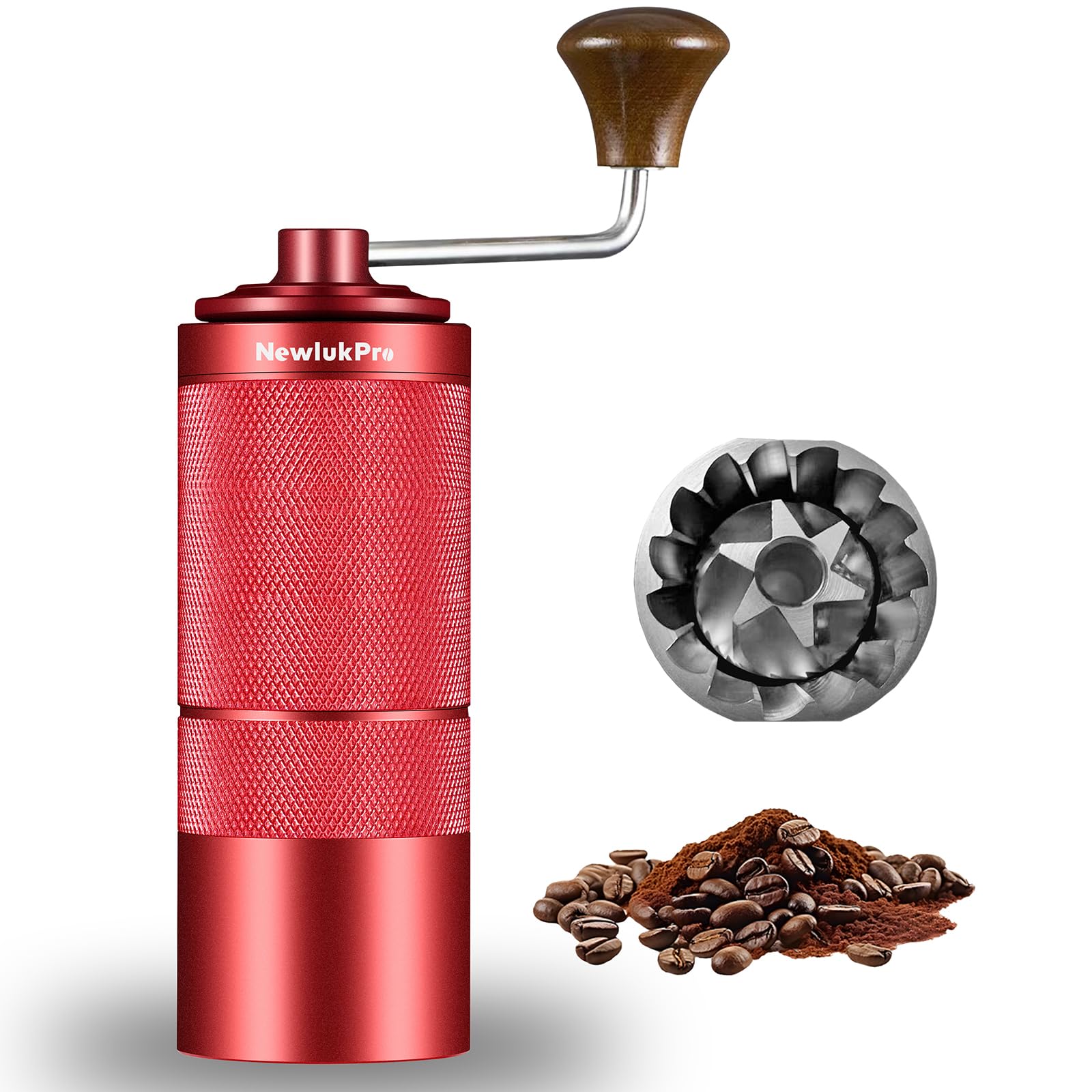 M6 Manual Coffee Grinder Beautiful Design for Women Smooth Grinding Labor Saving Portable Mini Hand Coffee Grinder for