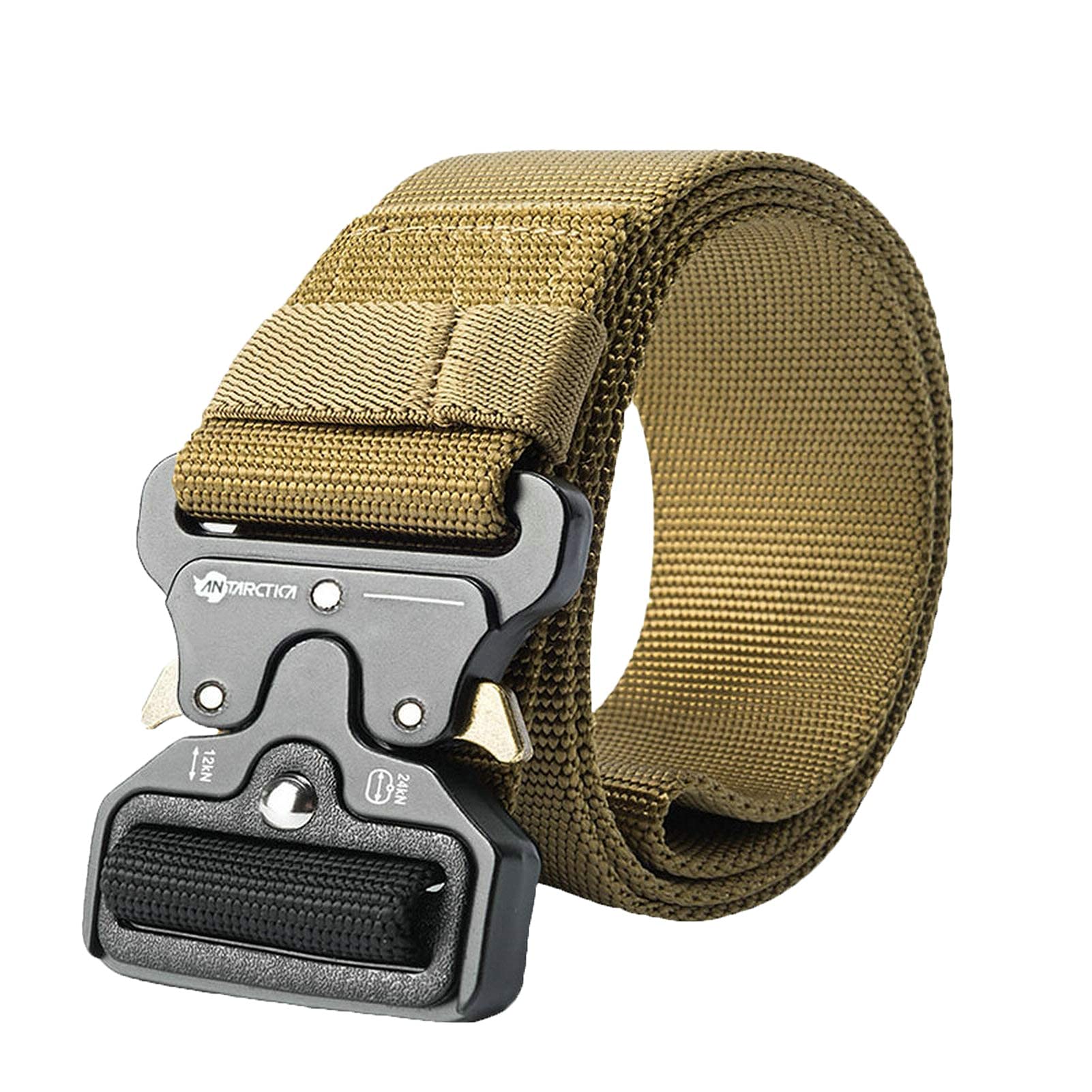 ANTARCTICAHeavy-Duty Quick-Release Metal Buckle Riggers Belt for Men tactical Belt