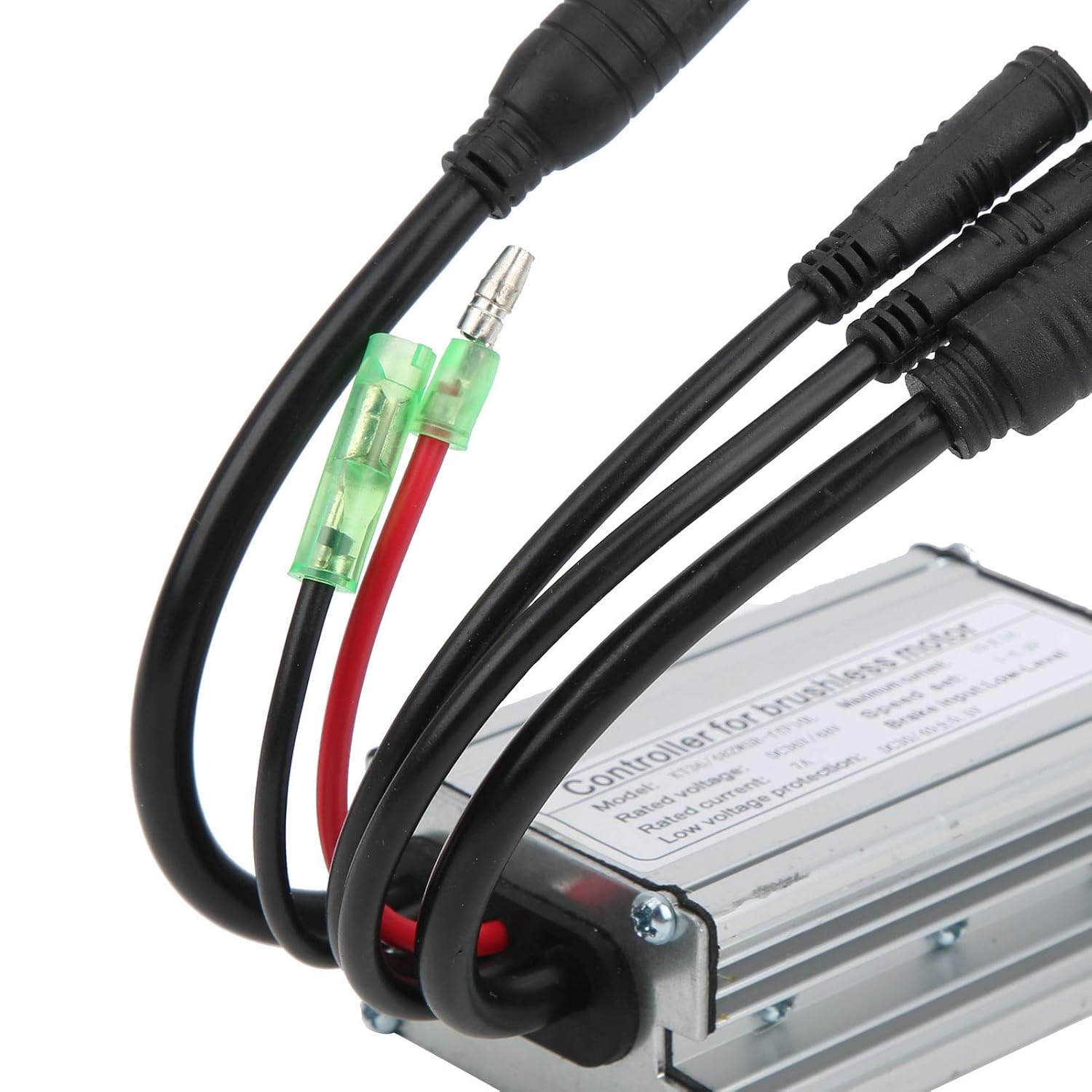 Electric Controller with Lamp Aluminium Alloy DC Motor Controller for 36/48V Scooter Replace