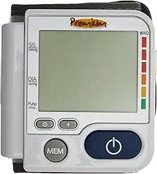 Premium Aparelho de Pressão Digital de Pulso - 2 pilhas/baterias do tipo aaa