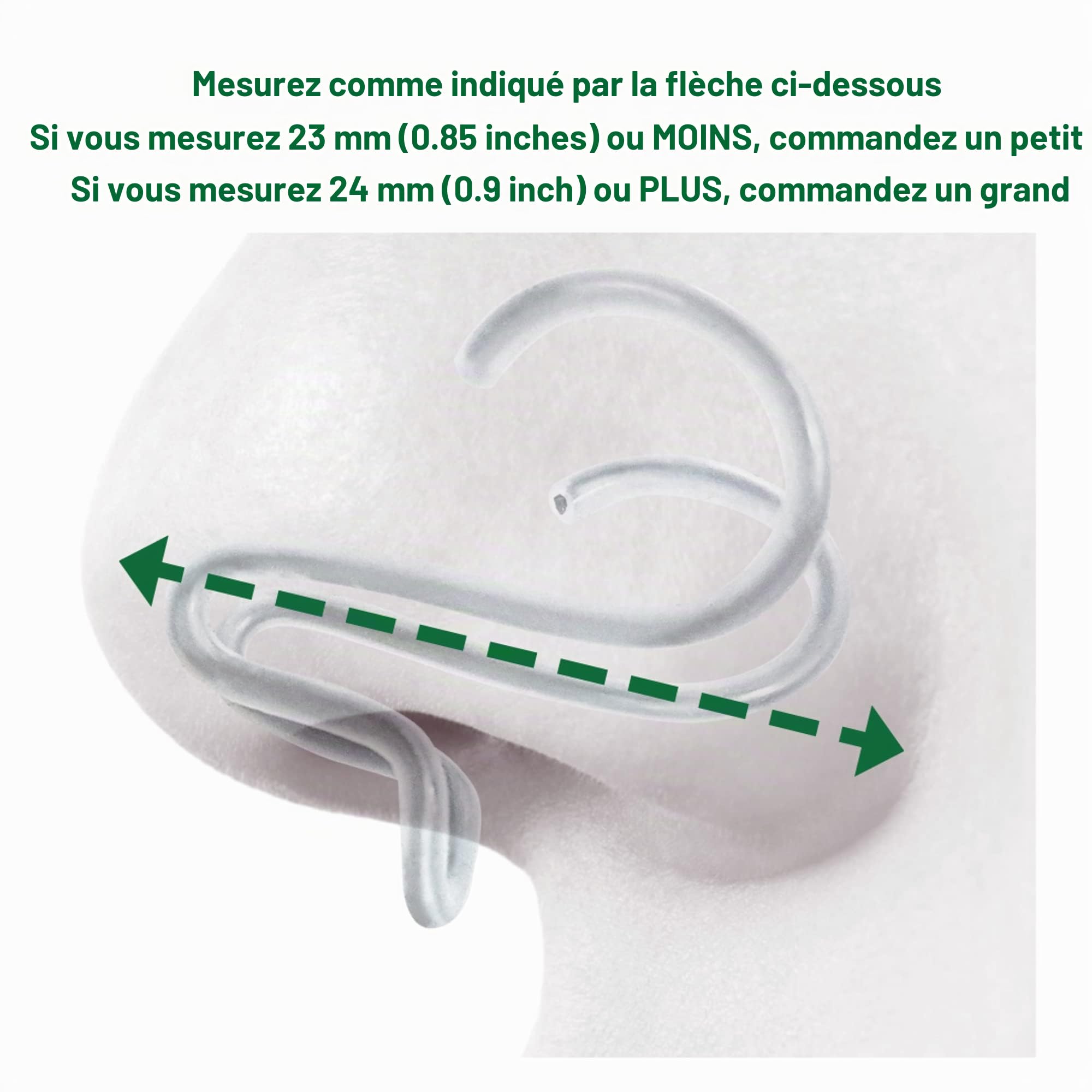 Dilatateur nasal réglable réutilisable (petit) ouvre le nez pour respirer facilement