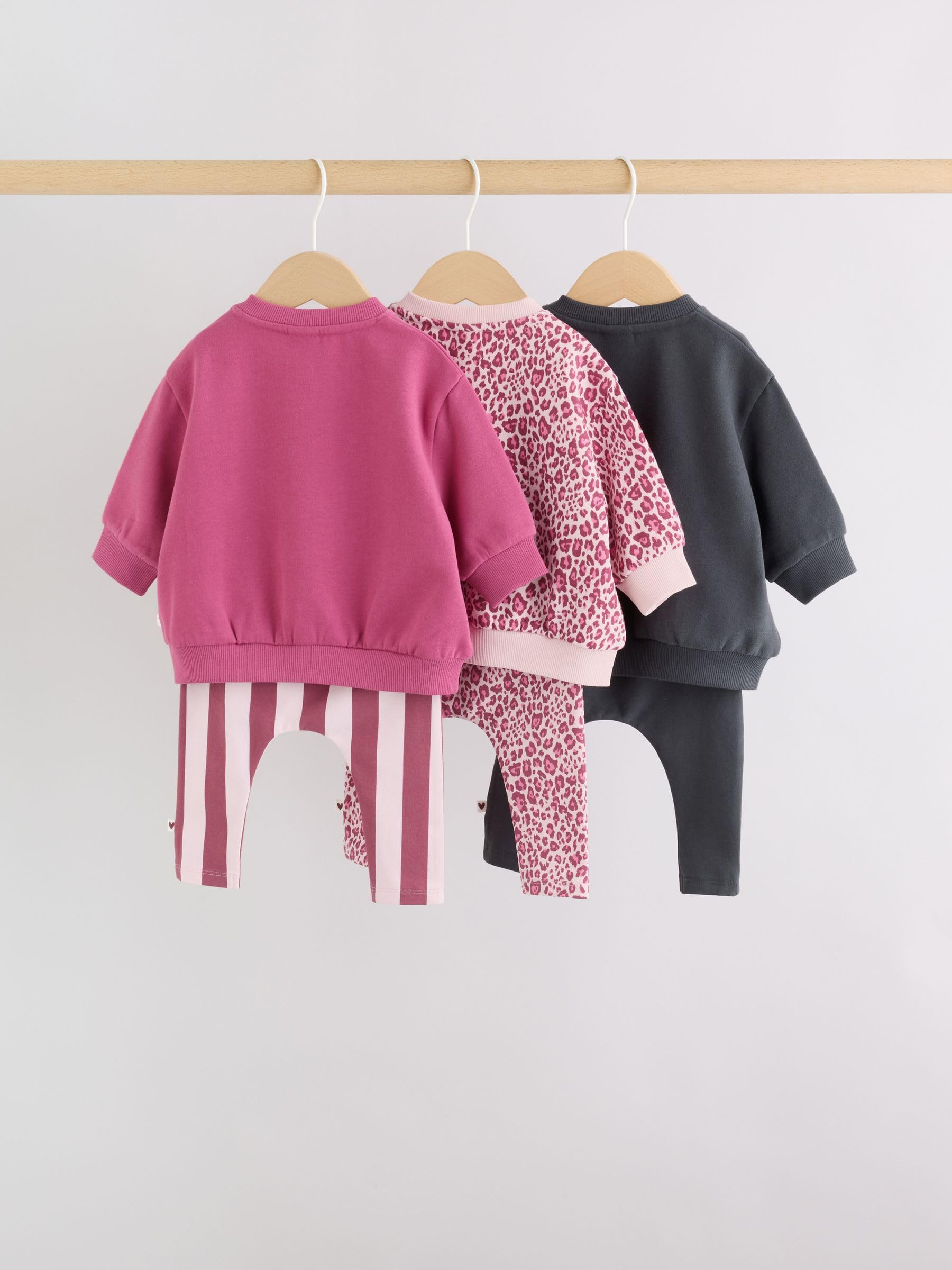 NEXT Baby Mädchen Baby-Set mit Pullover und Leggings, 6-teilig