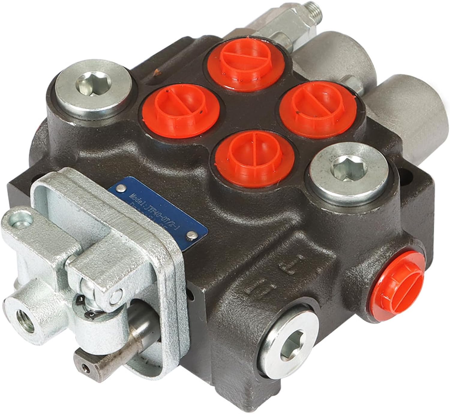 kimllier BSPP Hydraulic Control Valve 3600PSI 2 Spool 11GPM Double Acting Fit for Small Tractors