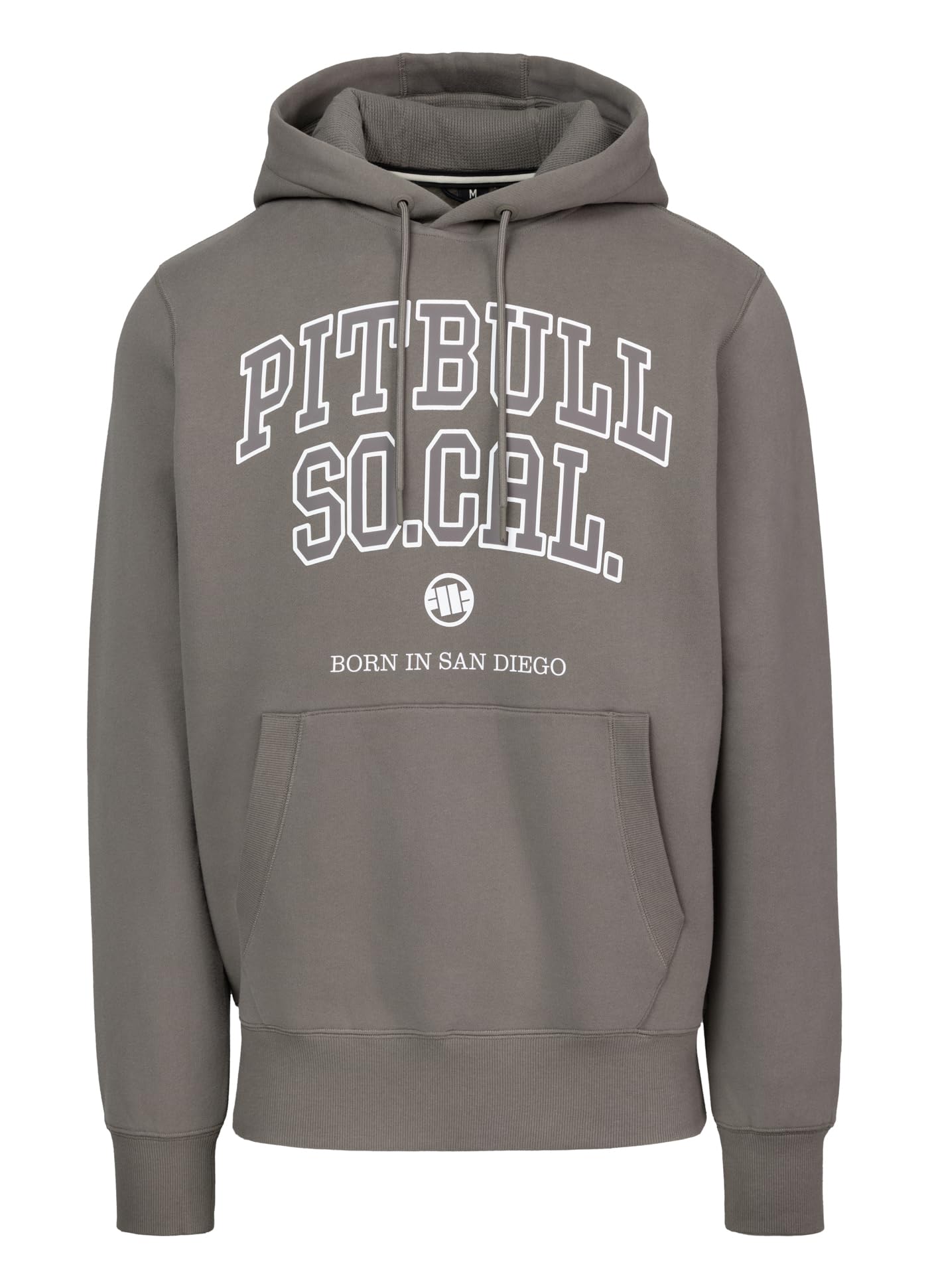 PITBULL - Bluza męska z kapturem SO Cal, bluza z kapturem męska z dużym nadrukiem z przodu, sweter z kapturem, regularny krój, bluza z kapturem