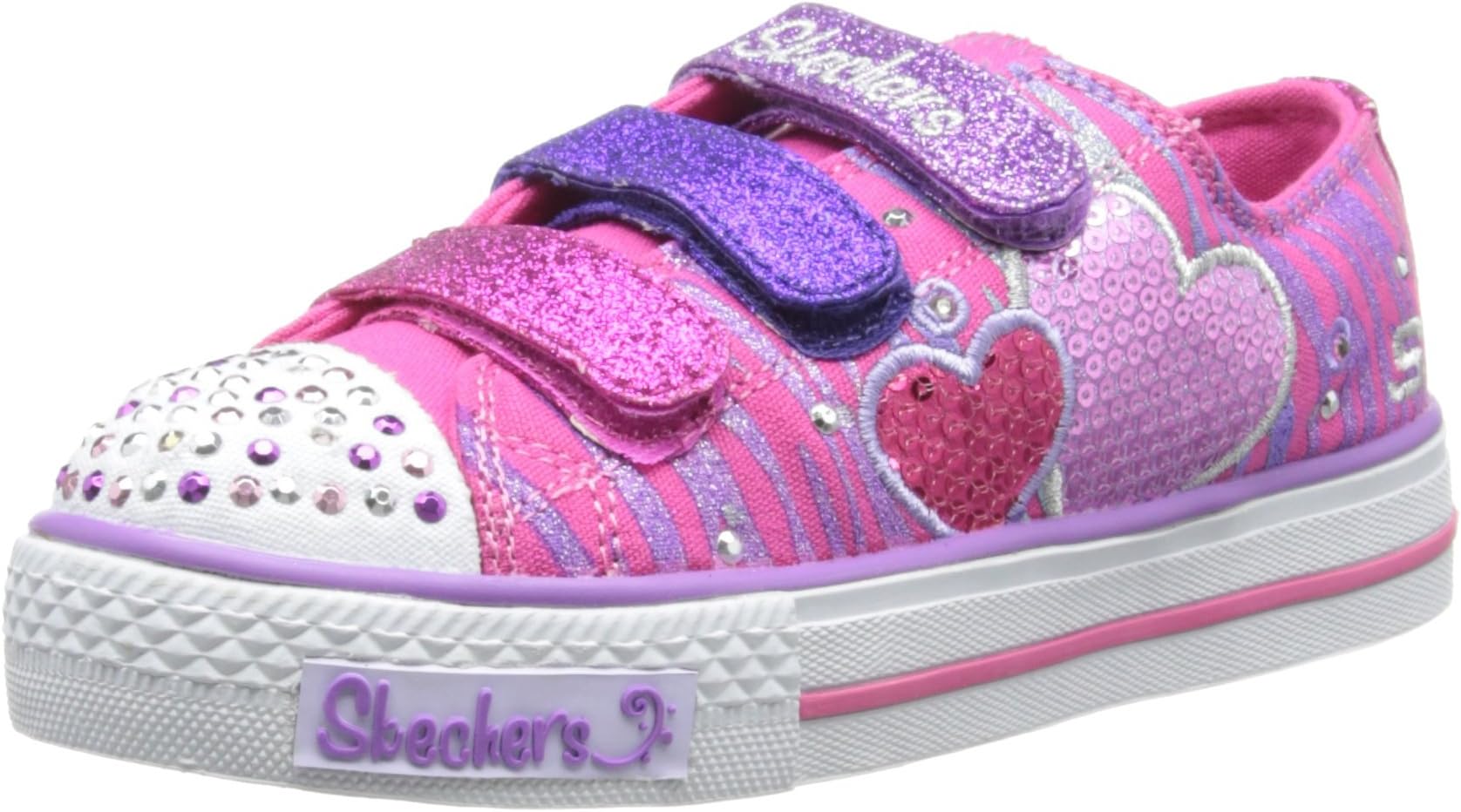 Skechers Girl's Twinkle Toes Shuffles - Triple Time Trainers