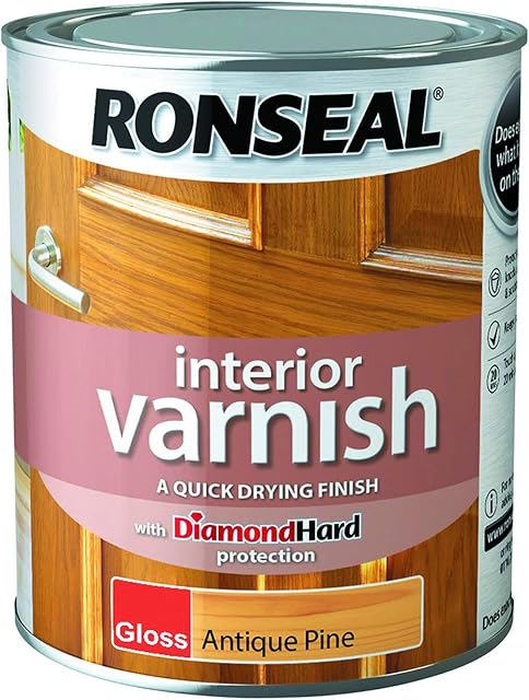 Ronseal Interior Varnish Antique Pine Gloss 750ml