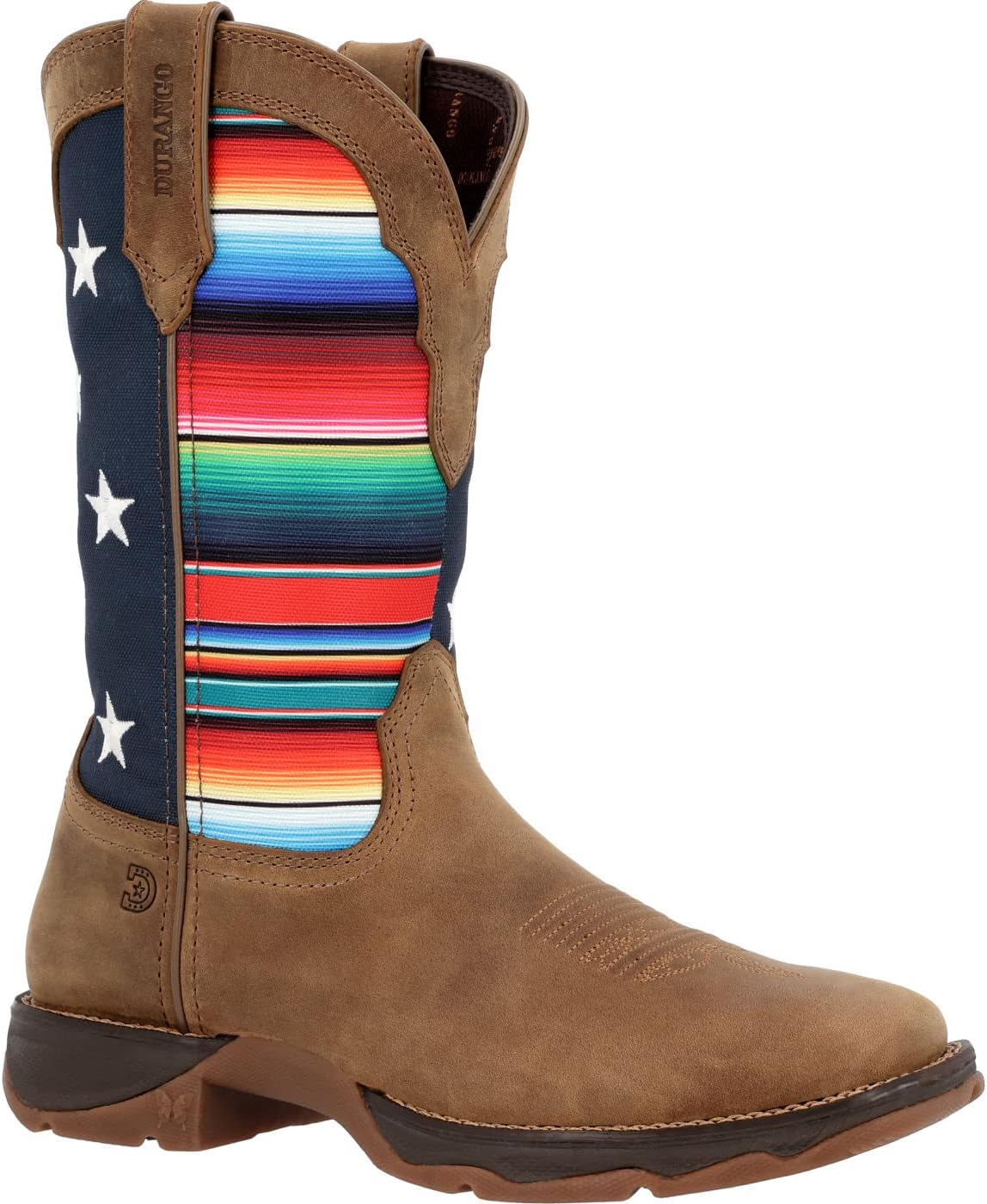 Durango Lady Rebel Women's Dusty Brown Serape Flag Western Boot