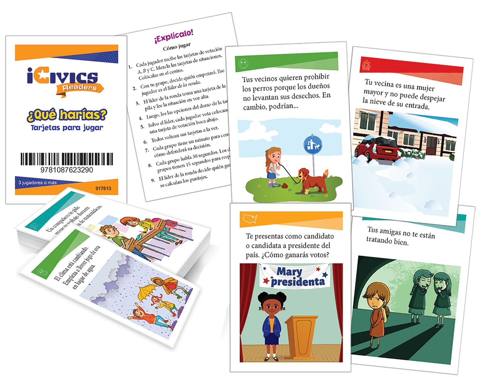 iCivics: ?Que harias? Game Cards (Spanish Edition)