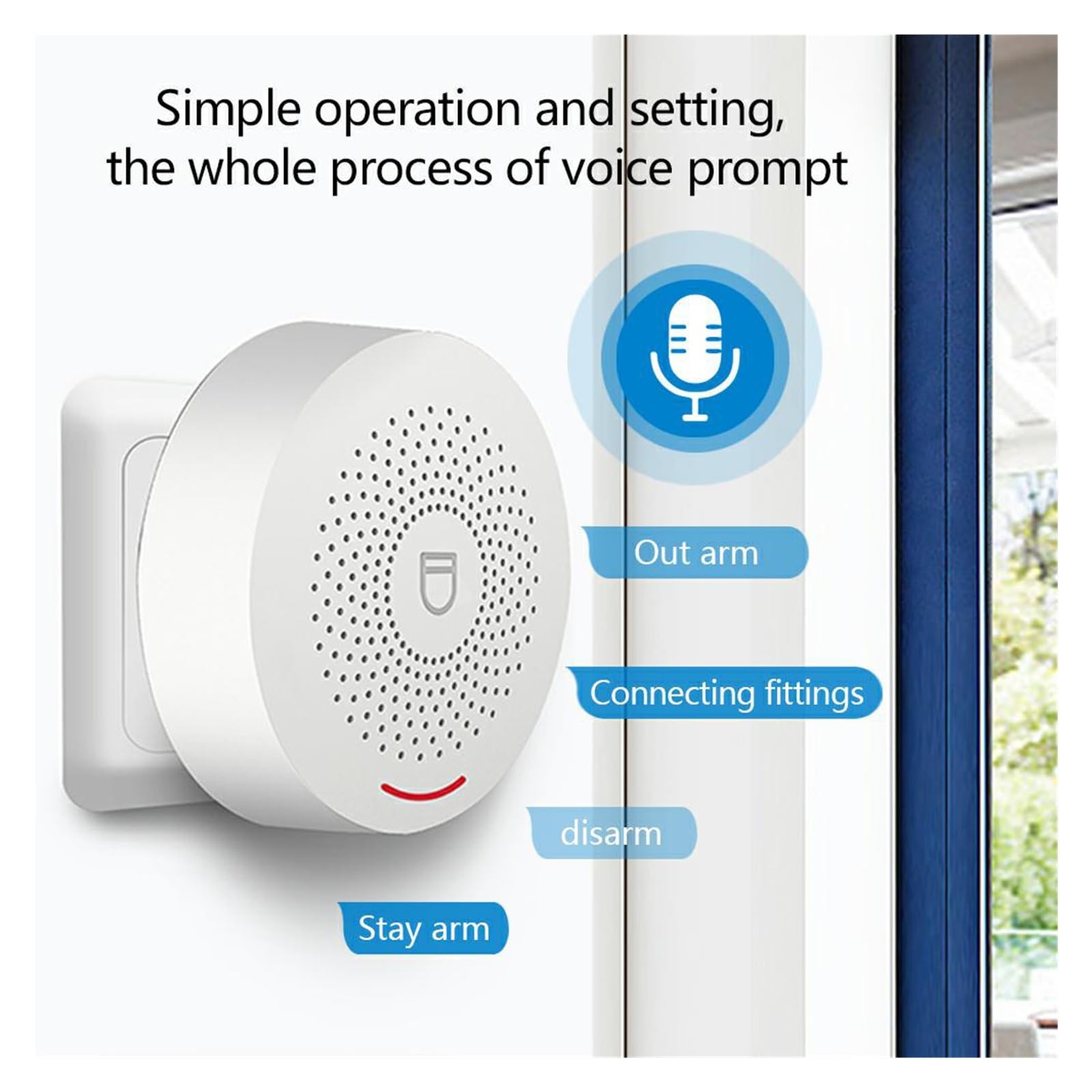 Tuya WIFI System Alarmowy W Domu Bezpieczeństwo Bezprzewodowe Włamywacz Inteligentna Aplikacja Domowa Czujnik Okna Drzwi Detektor Ruchu Zdalny Monitoring(G)