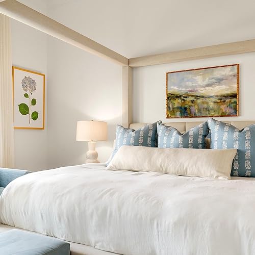 Miniatura 5 de Marco de madera maciza de bambú dorado de 5 x 7 pulgadas de ancho de 1 pulgada  Profundidad del marco interior de 0.75 pulgadas  Marco de fotos de