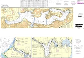 NOAA Chart 18447 Lake Washington Ship Canal and Lake Washington