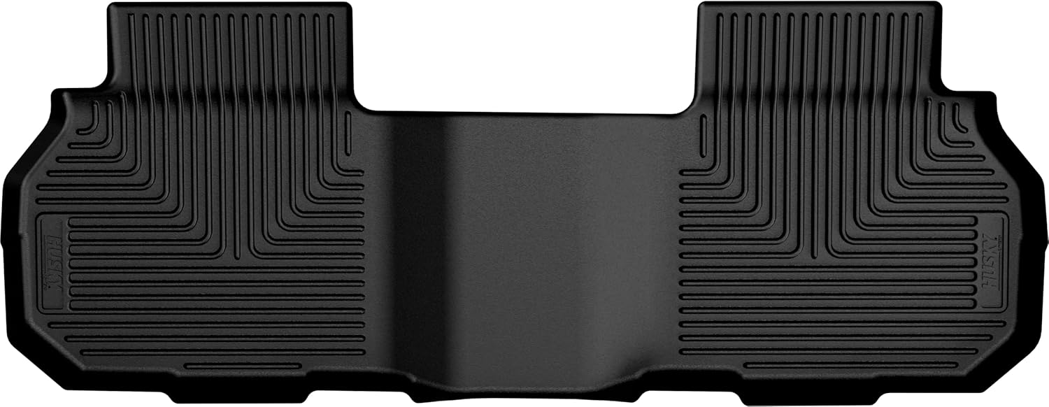 Husky Liners Weatherbeater Floor Mats | Fits 2024-2026 Chevrolet Traverse & 2024-2026 GMC Acadia & 2026 Buick Enclave | 2nd Row, 1-pc Black - 19921