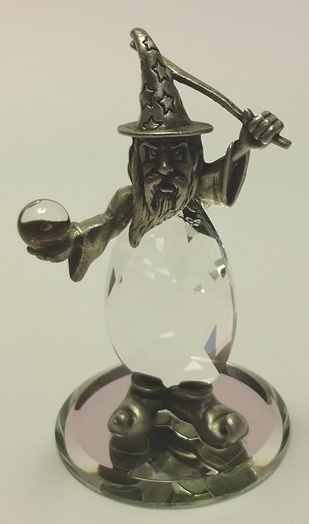 Pewter and Crystal Wizard