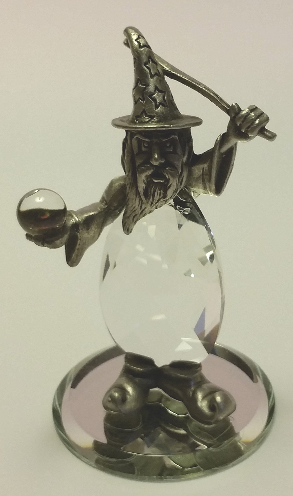 Amavel Secret Wizard マント Amazon.com: Pewter and Crystal Wizard : Home & Kitchen