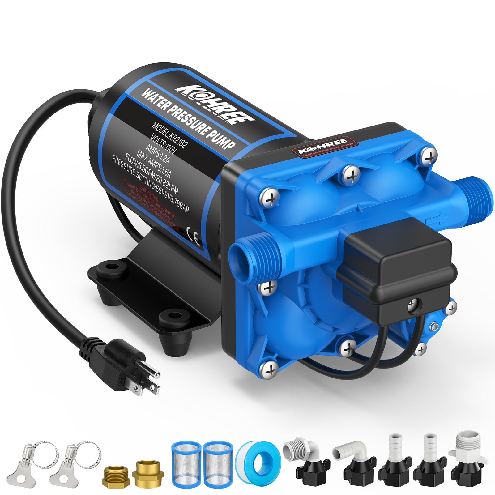Kohree 110V AC Water Pressure Pump