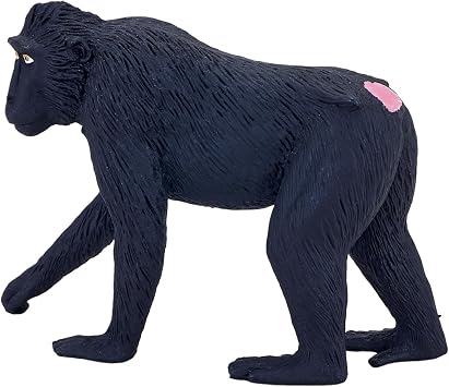 MOJO Black Crested Macaque Toy Figure
