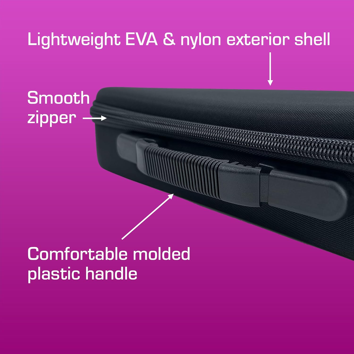 ANALOG CASES Logitech G910 / G613 Gaming Keyboard Case, fits Corsair K70 / K100 / K95 - Custom-Fitted Compact PULSE Hard Case for Travel