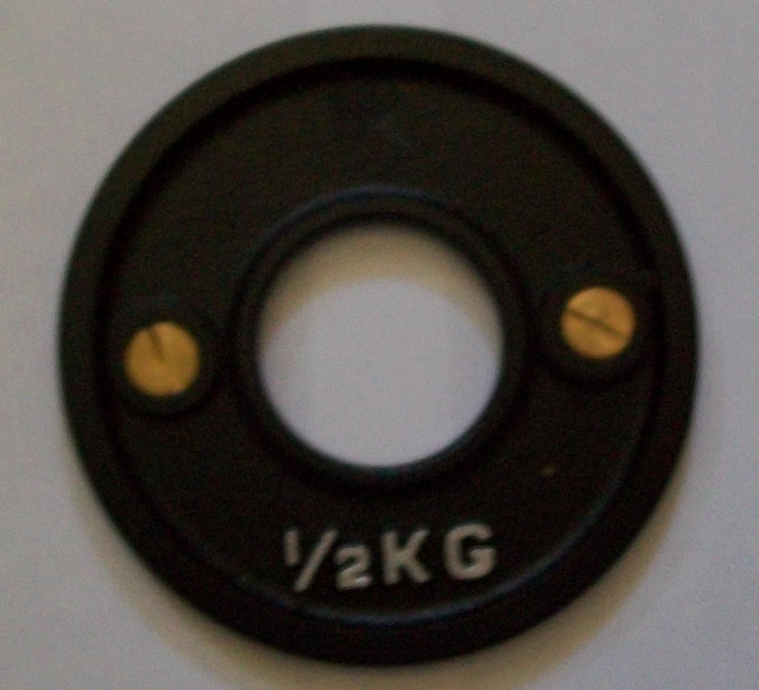 Ivanko 1/2 kg Calibrated Olympic Plates (Pair) Weight