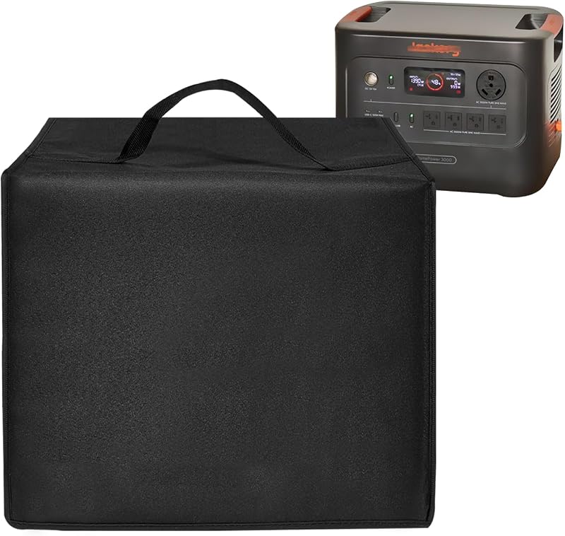 Power Station Dust Cover Case for Jackery 3000 Portable Power Station | Heavy Duty Waterproof Anti-static Nylon Case,Essential Home Solar Generator Cover for Home Use