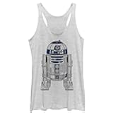Women's Decorative R2d2 Tri-Blend Racerback Layering Tank
