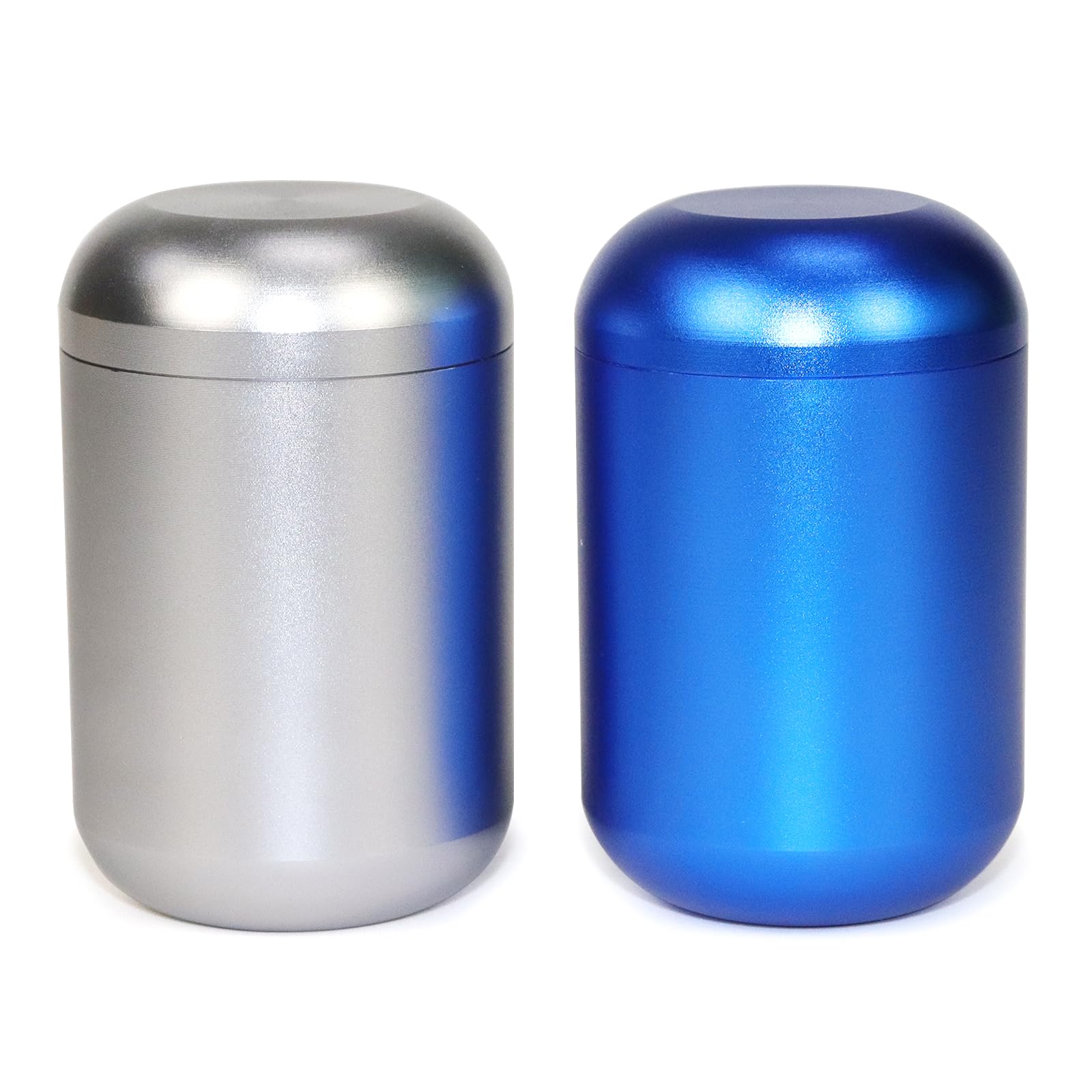 epzoee2 Pcs Aluminum Storage Jar Portable Airtight Smell Proof Container Bottle Multipurpose Storage Container for Spices, Coffee & Teas,65ml