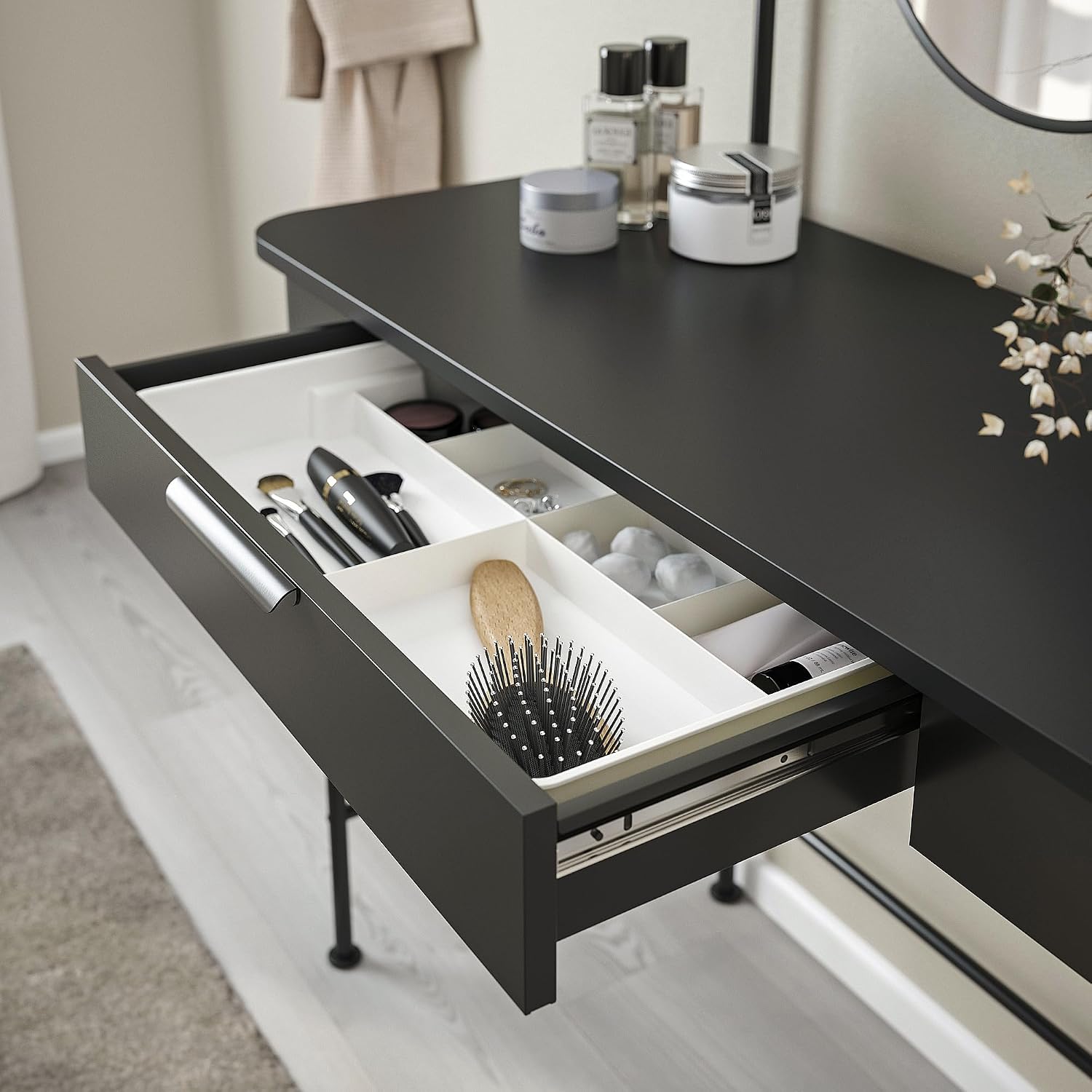 ProTuning GRÅFJÄLLET Dressing table, anthracite, 100x42 cm