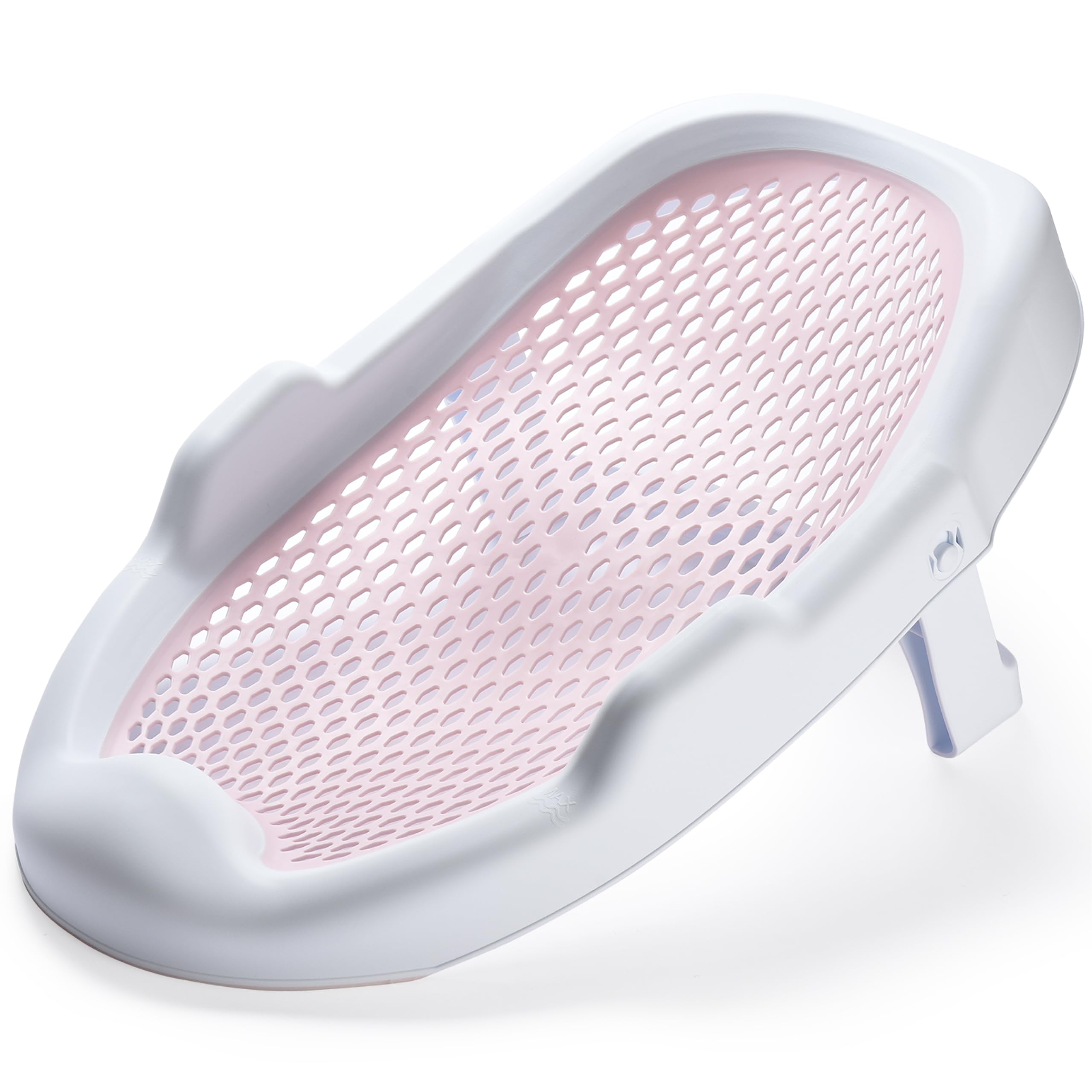 Tranquil Beauty Baby Bath Tub with Soft Foam Headrest - Bath Seat and Support for Newborns - New Born Baby Essentials - Bathing Essentials for Infant - Comes with Ring on Top for Easy Hanging