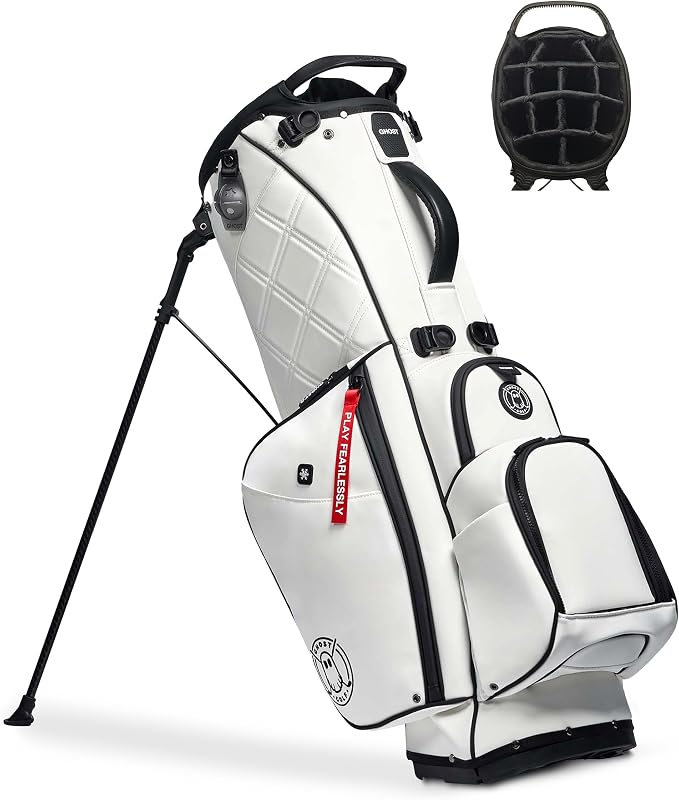 Stand Bag - Lightweight Golf Bags for Men & Women | 7-Way & 14-Way Dividers with Premium Materials & Magnetic Pocket - Standing Golf Bag Holds 14 Golf Clubs