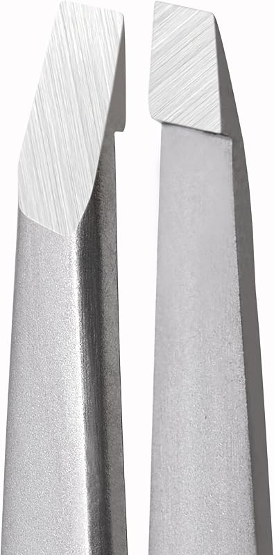 Pinça chanfrada picksweet em aço inoxidável com estojo, TW001