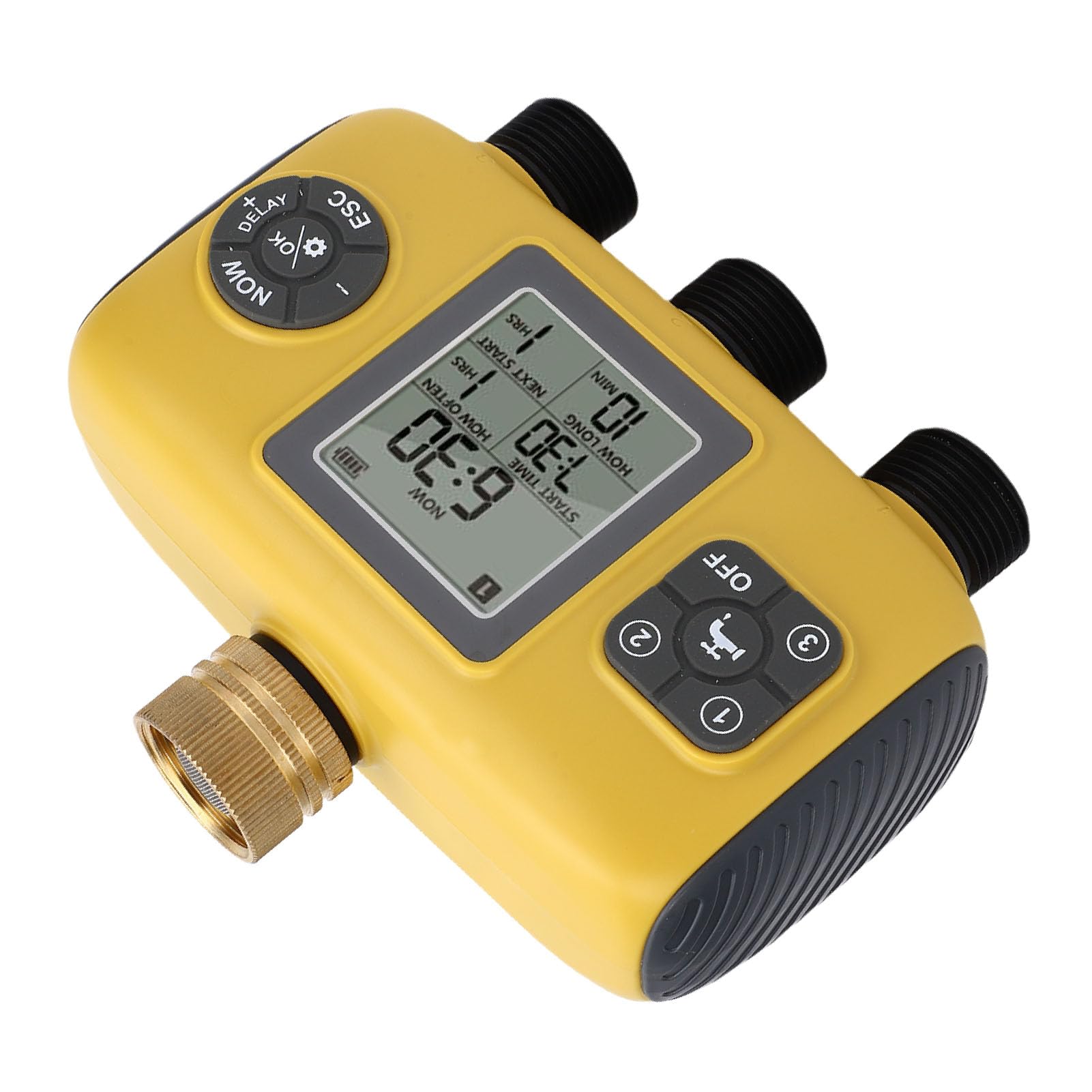 Fdit Programmatore Irrigazione 3 Zone, Timer Irrigazione con Ingresso in