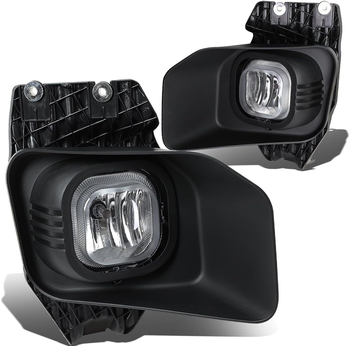 DNA MOTORING FL-ZTL-218-CH Assembly Fog Light With Switch Driver & Passenger Side Enhance visibility [Compatible with 11-16 Ford F250 350 450 550 SD]