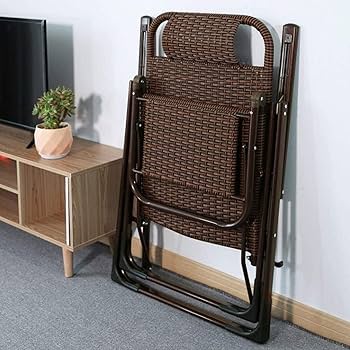 Amazon｜籐サマーチェアリクライニングチェアデッキチェア折りたたみ