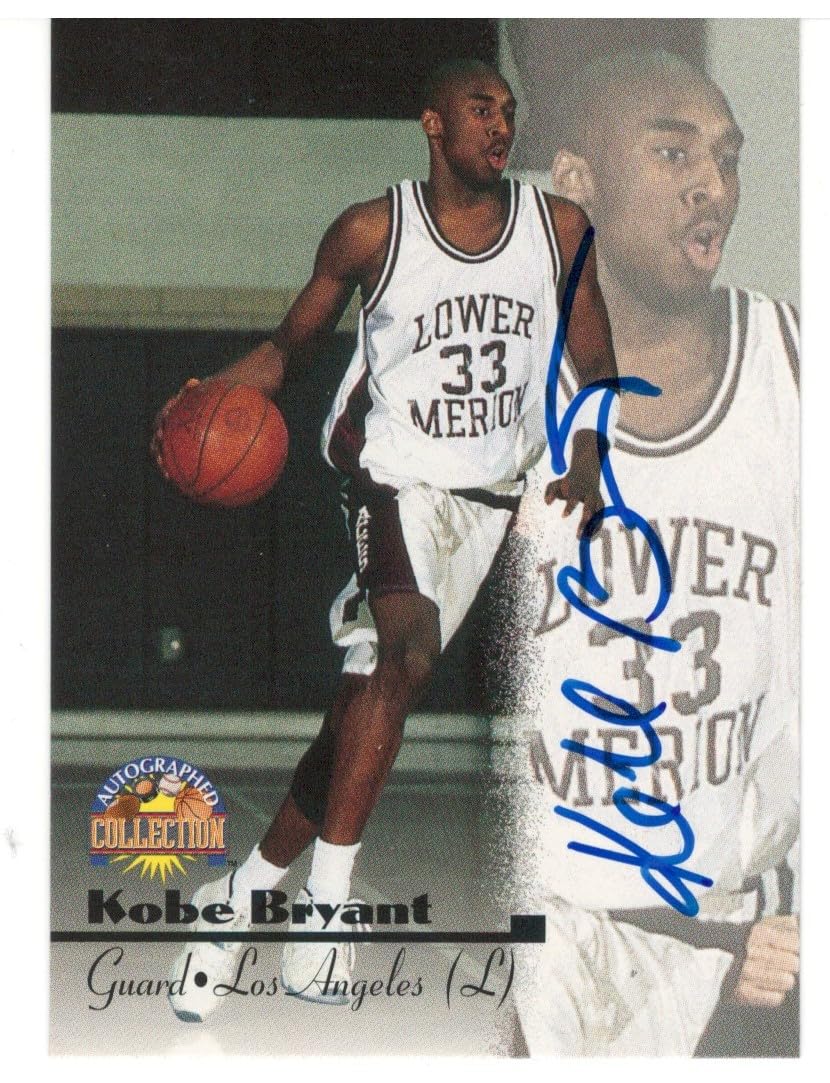 Amazon.com: 1996 Score Board Kobe Bryant Rookie On Card Autograph 