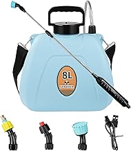 Nikou Electric Pressure Backpack Sprayer, 8L Capacity with Adjustable Shoulder Straps for Horticulture, Forestry, Agriculture