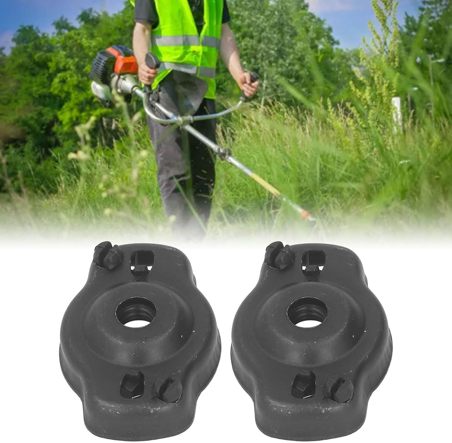Zerodis Mower Accessories, 190 Iron Lawn Mower Fs40 Start Cup 2010 for Fs56Rc Fs70 Replacement Parts 2Pcs Lawn Trimmer Starter Cup for