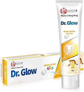 Kids Toothpaste Cavity Repair Toothpaste, Hydroxyapatite Toothpaste Fluoride Free, Tooth Repair Remineralizing Toddler Toothpaste, Kids Enamel Repair Tooth Decay Treatment Fruit Flavor 1.76oz