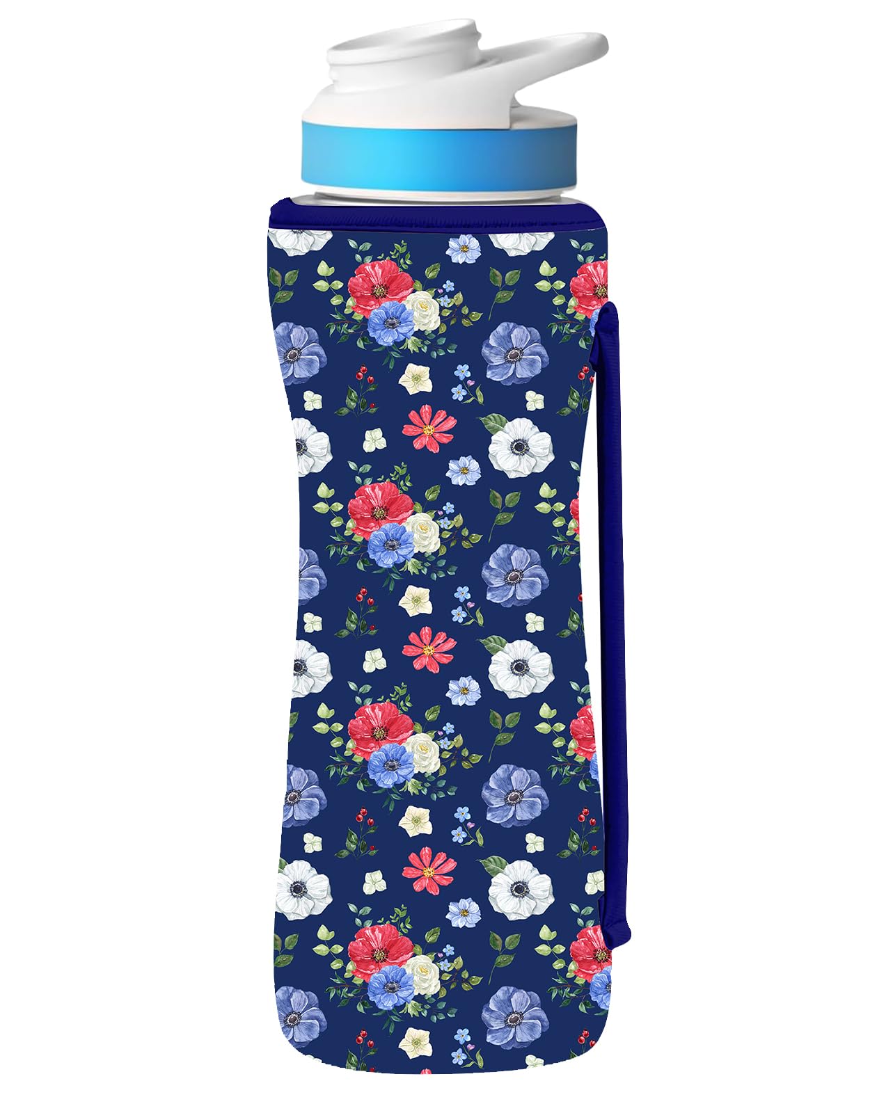 SLEILIN 32oz Cute Printed Sleeve Compatible With Cirkul Water Bottle For Plastic And Stainless Steel Bottles 32oz Neoprene Sweat-Wicking Material
