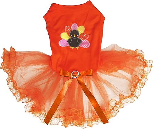 Miniatura 7 de Petitebella - Vestido para perro, cachorros de guajolote, arcoíris.