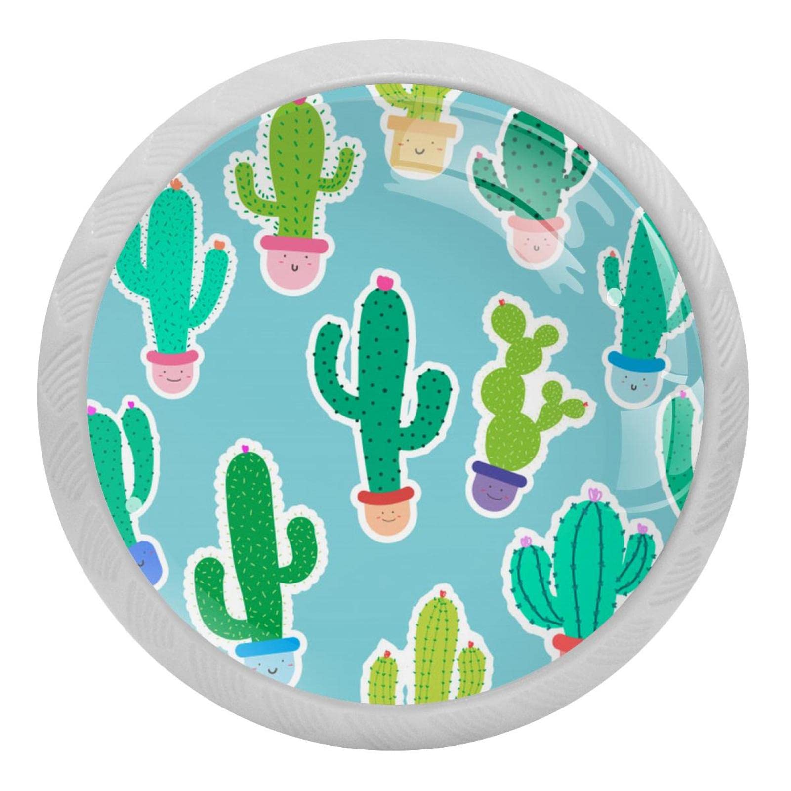 Boutons de placard de cuisine en verre pour tiroir commode