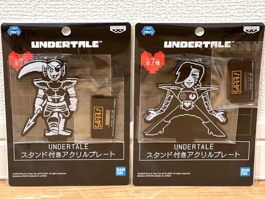 アンダーテイル UNDERTALE スタンド付きアクリルプレート コンプリート UNDERTALE スタンド付きアクリルプレート～FOOD DESIGN～vol.1