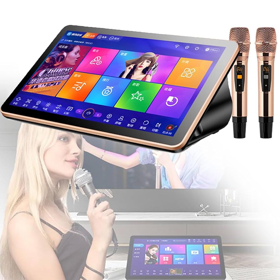 Amazon.com: 5 in 1 Karaoke Machine, 18.5” Touch Screen with