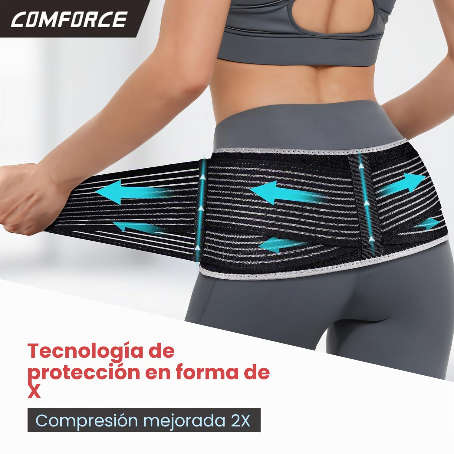 Sacroiliac SI - Cinturón de cadera articular con bolsa de hielo, doble ajustable y de compresión, soporte de cadera para mujeres y hombres para dolor de ciática, pelvis, cintura, alivio