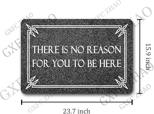 Miniatura 3 de Divertidas alfombrillas de bienvenida para interiores, alfombras de cocina personalizadas y tapetes antideslizantes novedosos (23.7 x 15.9 pulgadas)