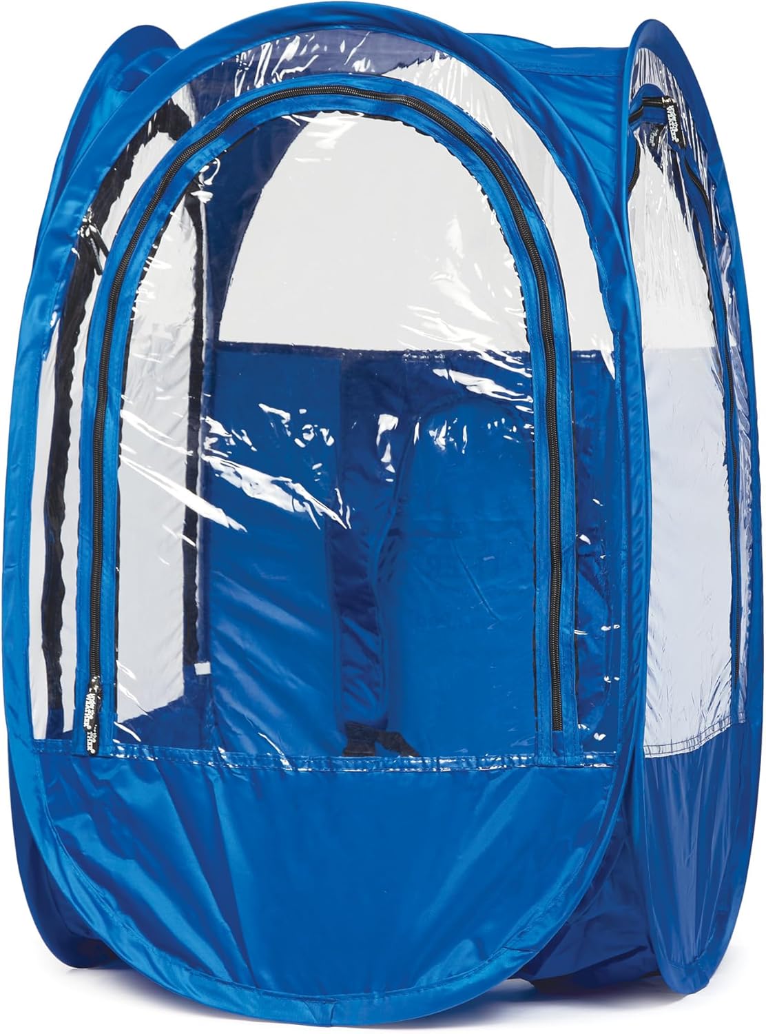 WeatherPod® StadiumPod® The Original Pop-Up Pod - 1 Person Wearable Stadium Pod - Protection from The Wind, Rain, and Cold - Weather Pod for The Bleachers - Personal Tent for Sporting Events Royal Blue